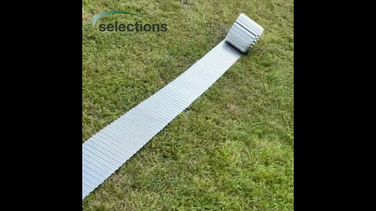 Galvanised Steel Lawn Edging Roll (16.5cm x 5m) #lawnedging #edging