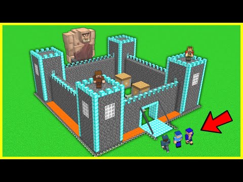 KORKUNÇ TEPEGÖZ VS GÜVENLİ KALE! 😱 - Minecraft