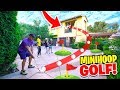 INSANE 2HYPE Mansion Mini Golf TRICKSHOT BASKETBALL
