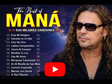 GRANDES ÉXITOS DE MANÁ 🌹 Mana Éxitos Mix 100 Super Éxitos Románticas Inolvidables #rockenespañol