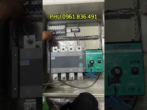 Testing the Aisikai 400A4P circuit breaker with Smartgen HAT530 #mayphatdienhoangkim #mayphatdien...