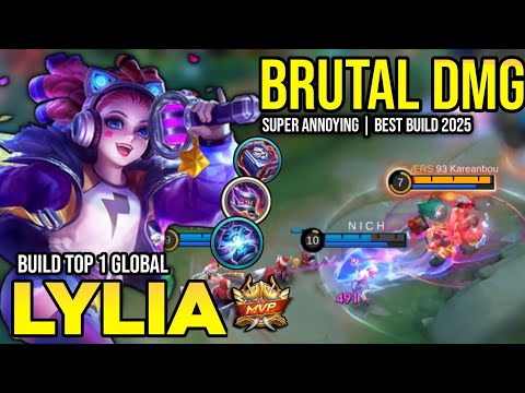 LYLIA BEST BUILD 2025 | BUILD TOP 1 GLOBAL LYLIA GAMEPLAY | MOBILE LEGENDS✓