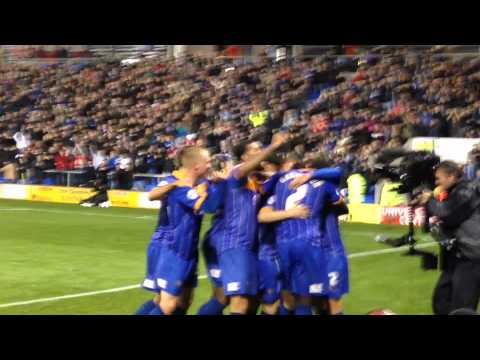 Shrewsbury Town equilzer against Chelsea is the Capital One Cup 28/10/14