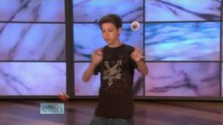 Yo-Yo Player Grant Johnson on Ellen 09/15/08