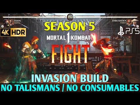 Ermac Vs Dark Raiden Boss MORTAL KOMBAT 1 Dark Raiden Boss | MK1 Invasion Season 5 Raiden Boss Fight