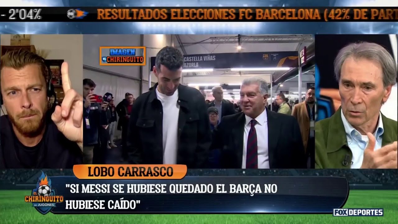 Jota Jordi y 'Lobo' Carrasco opinan sobre JOAN LAPORTA al ser reelecto en BARCELONA | El Chiringuito