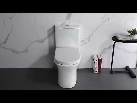 Abattant WC Frein de Chute Lunettes Toilettes en UF Couvercle de Toilette  Blanc pour Salle de Bain Siège de Toilettes