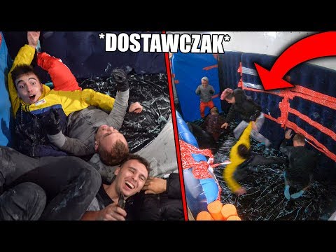 ŚLIZGAWKA NA PACE NASZEGO DOSTAWCZAKA! *NIEBEZPIECZNE*