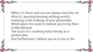 Kenny Price - Alice in Wonderland Lyrics