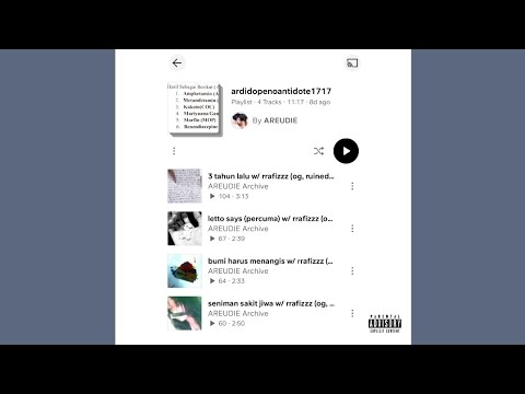 areudie - 3 tahun lalu w/ rrafizzz (og, ruined & failed version) [prod. ardy minaj]