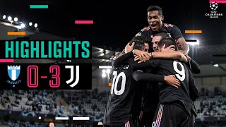 ملخص مباراة : مالمو 0 × 3 يوفنتوس ( الجولة 1 لدوري أبطال اوروبا )
