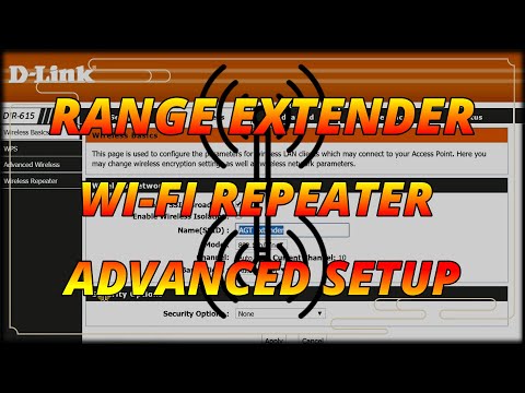 D-Link Router Setup As Wireless Repeater / Wireless Range Extender