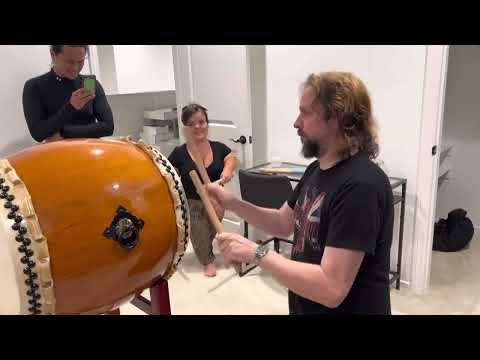 Marco Minnemann-Had an unexpected encounter with a Taiko drum at a friend’s house
