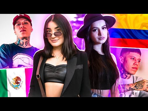 COLOMBIANAS REACCIONAN A Santa Fe Klan ft. Neto Peña & Yoss Bones - Debo Entender