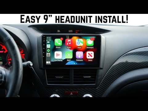 2008-2014 Subaru Impreza/WRX/STI iDoing Headunit Install (Wireless Carplay/Android Auto)
