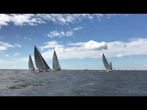 Start of the 2017 Down the Bay Race on the Chesapeake