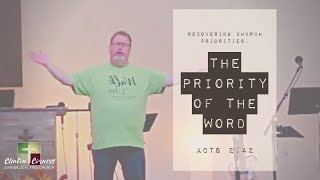 9-19-21 "Recovering Church Priorities" Acts 2:42