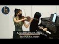 Sarasate Carmen Fantasy SoHyun Ko 고소현 Violin Miki Aoki Piano