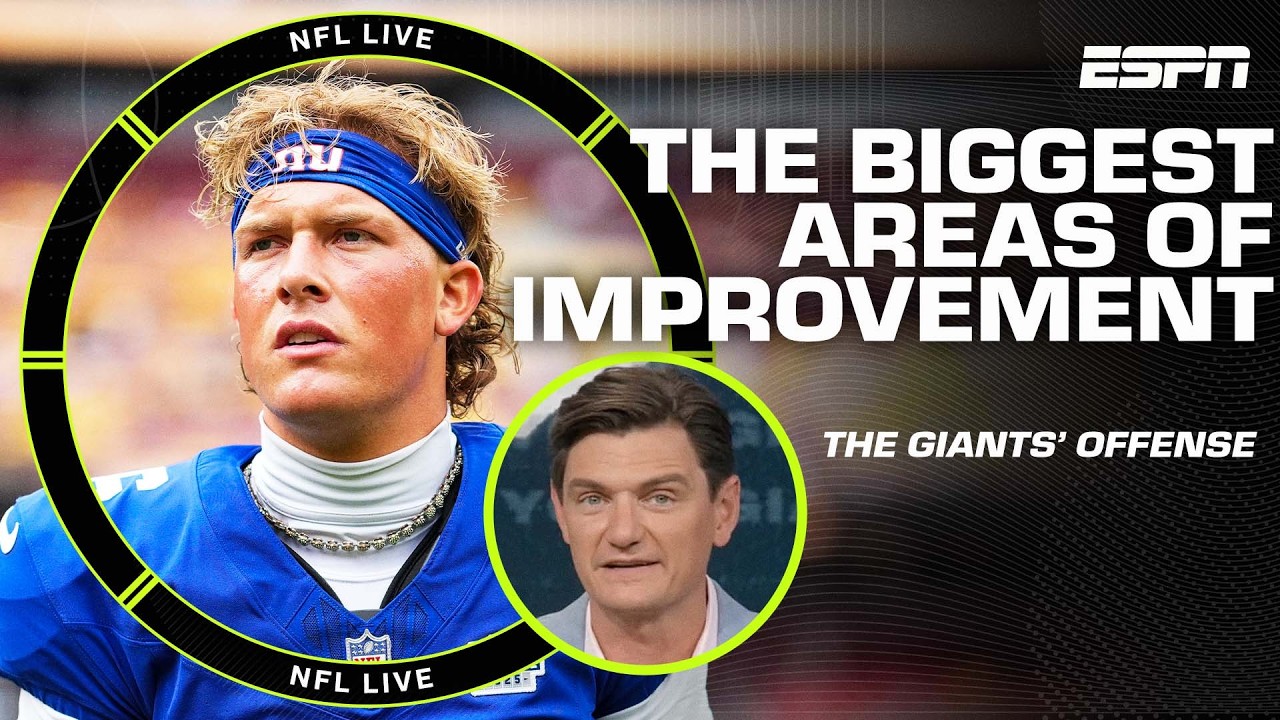 Jeff Darlington details how the Giants' offense will look to change this season 🏈 | NFL Live
