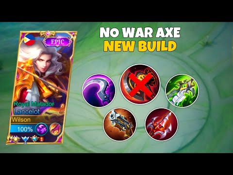 This Lancelot New Meta Build is Totally Broken!!🔥 | No More War Axe! | Best Build 2022 ( pls try! )