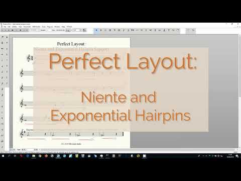 Perfect Layout for Finale®: Exponential and Niente Hairpins in Finale