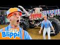 Monster Jam Truck Blippi Vehicles Learning Videos For Kids