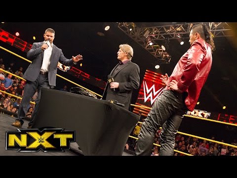 Shinsuke Nakamura and Bobby Roode sign their TakeOver contract: WWE NXT, Jan. 18, 2017