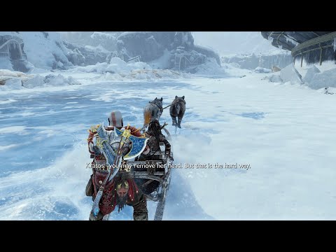 Kratos tells Freya How to kill Medusa Scene - God Of War Ragnarok