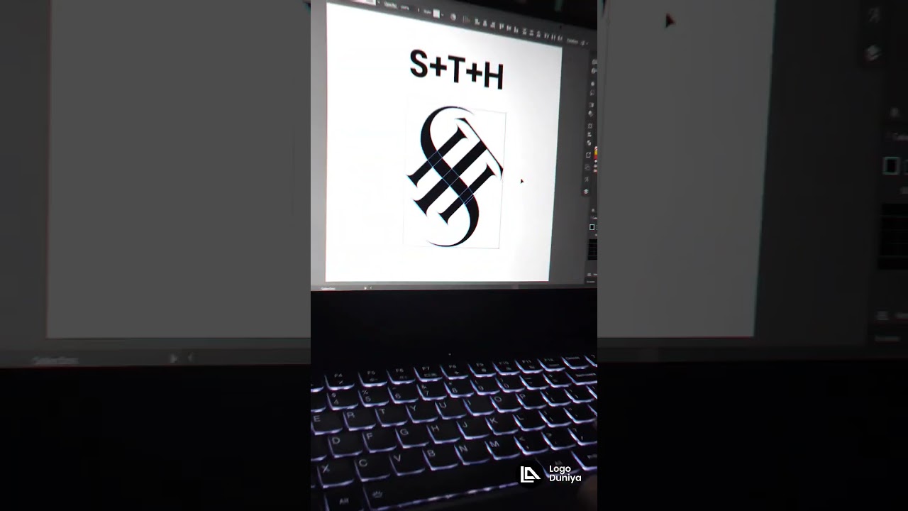 STH initials logo | Logo design | Letters Logo | Letters icon