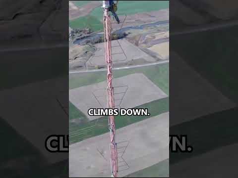 Changing a lightbulb 1,500 feet up