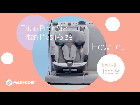 Jak zainstalować swojego malucha w foteliku Maxi-Cosi Titan Pro i-Size i Titan Plus i-Size z pasami