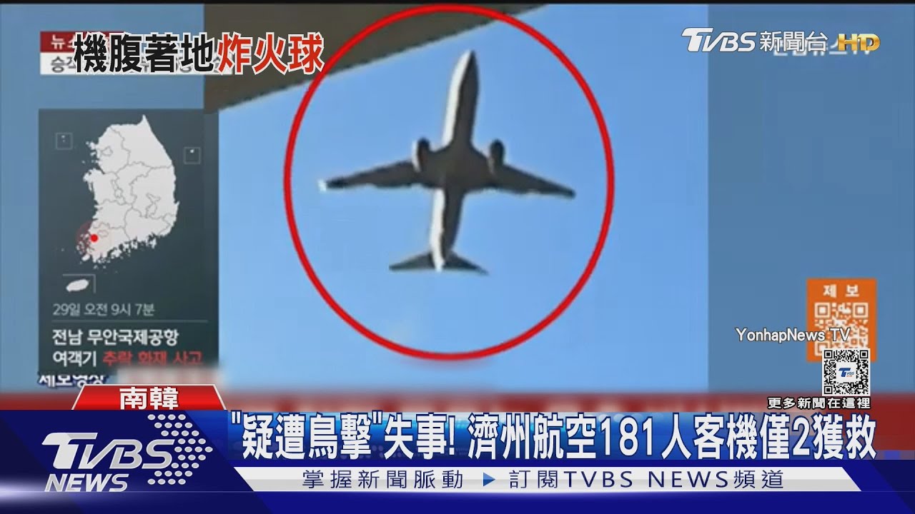1分鐘衝撞瞬間曝!濟州航空2216班機「炸成火球」 僅2生還