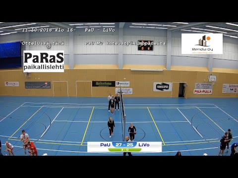 11.11.2018 PaU - LiVo 3-0(25-16,25-16,27-25)