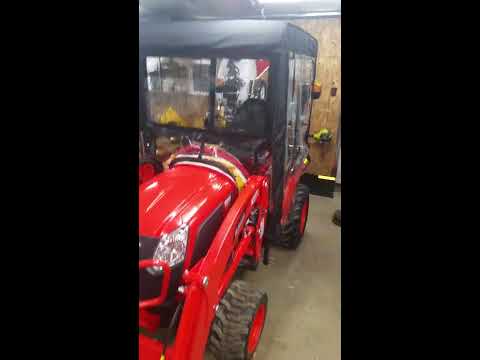 new 2020 kioti cs 2520 with berco cab upgrade and a few other fabricated things.