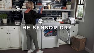 GE 7.4 cu. ft. Capacity aluminized alloy drum Electric Dryer with Sanitize Cycle and Sensor Dry Diamond Gray GTD72EBPNDG Picture