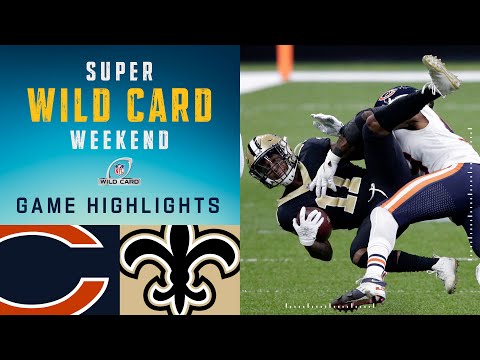 Bears vs. Saints Super Wild Card Weekend Highlights | NFL 2020 Playoffs