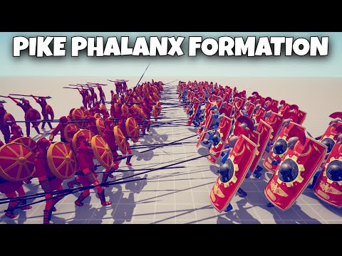 PIKE PHALANX FORMATION vs EVERY UNIT - Totally Accurate Battle Simulator TABS