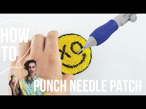 How To Make a Patch With a Punch Needle