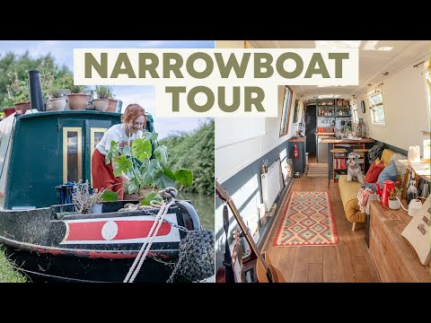 Narrowboat Tour: Come See Inside Our Tiny Home On The Water!