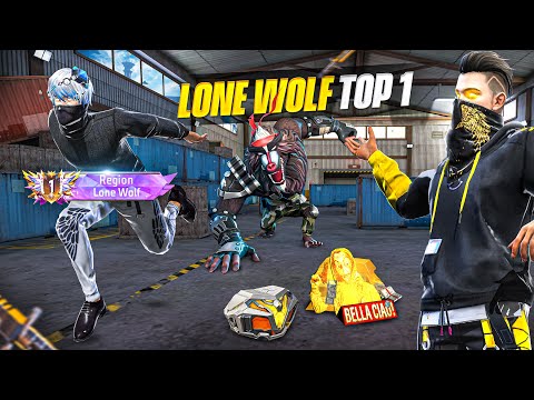 500 ⭐ LONE WOLF TOP 1 Player GAMEPLAY 😱