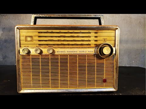 1966 National Panasonic T-100D Transistor Radio Restoration
