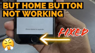 iPhone Stuck on Press Home To Upgrade but Home Button is Not Working