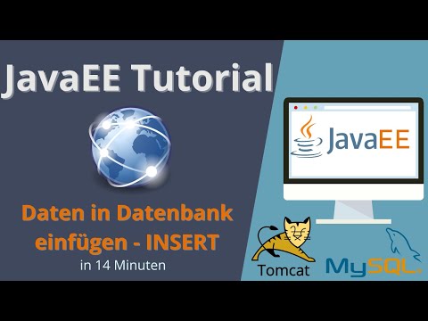 Java EE Database Insertion | Java EE Tutorial (German)