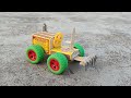 How To Make Caltiwetar With Matchbox At Home Diy Cultivator Mini Tractor Science Project