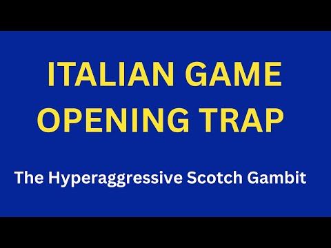 A Trap in the Italian Opening | Scotch Gambit | Bill Wall vs Morales-1974