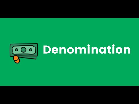 Denomination - Cash Counter