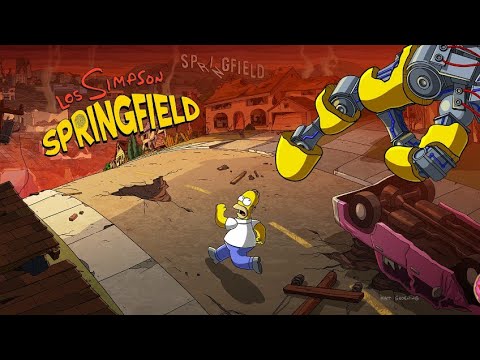 los Simpson Springfield episodio#16 nueva actualización de Springfield Rise of the robot 1