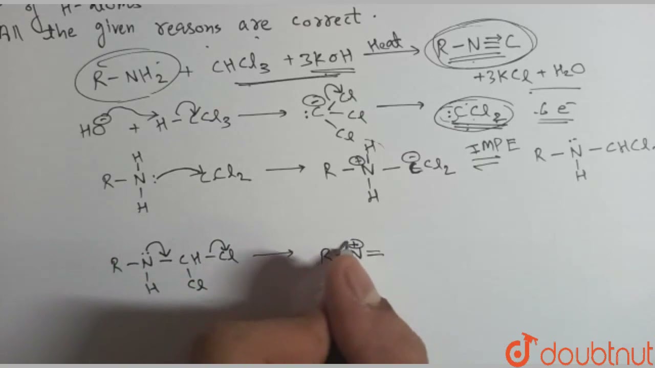Why do 2^@ and 3^@ amines fails to undergo the carbylamine test?  | 12 | ORGANIC COMPOUNDS CONTA...