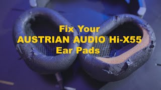 Replacing Your AUSTRIAN AUDIO Hi-X55 Ear Pads in Minutes