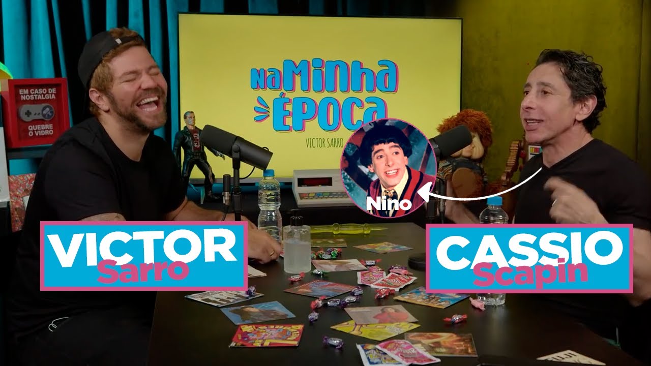 VICTOR SARRO E CASSIO SCAPIN - Como era o Nino do Castelo Rá Tim Bum?
